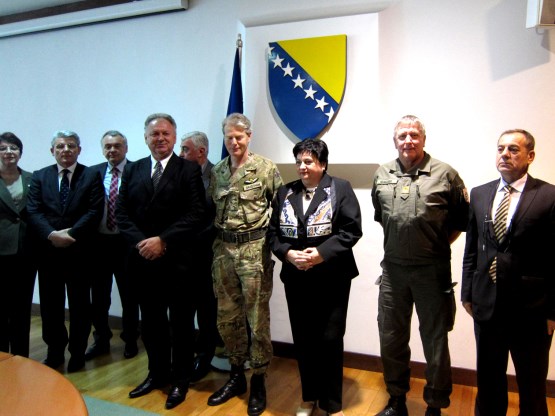 Članovi Zajedničke komisije za odbranu i sigurnost BiH razgovarali sa komandantima EUFOR-a